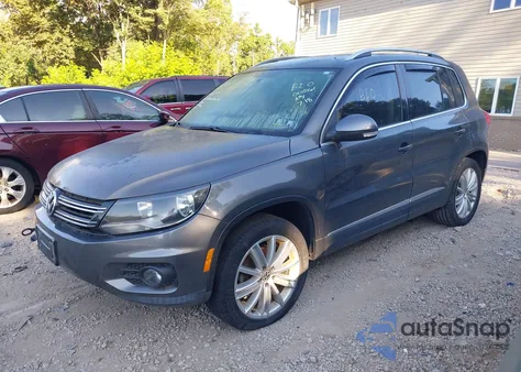 2013 Volkswagen Tiguan Se из США, поврежденный, VIN WVGBV7AX3DW001561